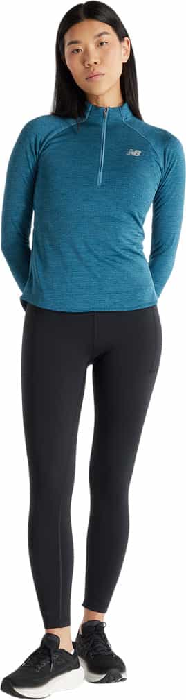 Image de produit pour Haut à demi-glissière Athletics Heat Grid - Femme