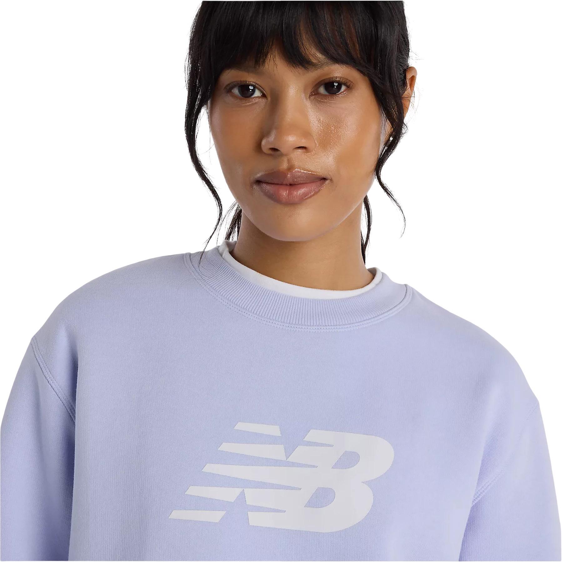 Numéro de l'image de la galerie de produits 5 pour le produit Chandail en molleton à col rond avec logo Sport - Femme