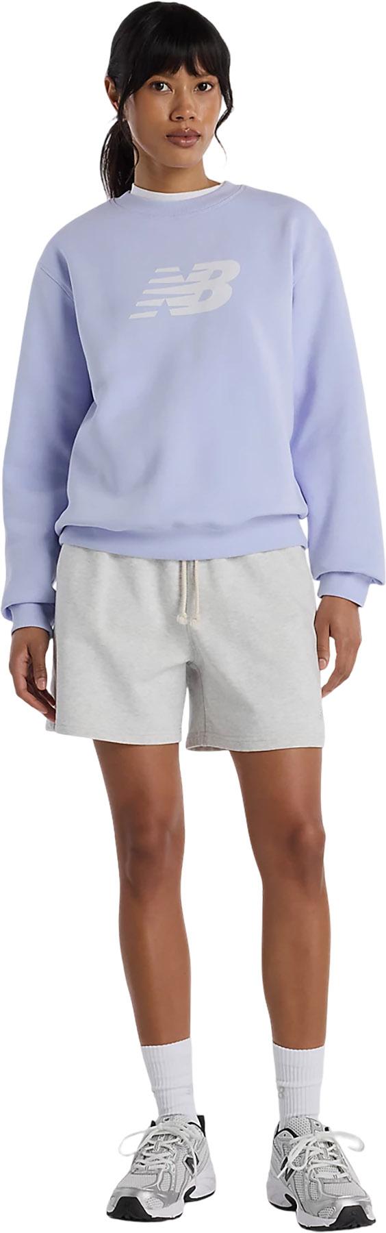 Numéro de l'image de la galerie de produits 6 pour le produit Chandail en molleton à col rond avec logo Sport - Femme