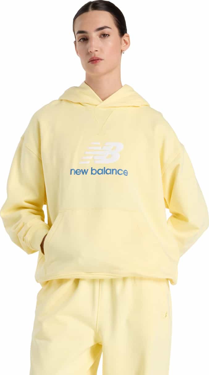 Image de produit pour Chandail à capuchon en éponge française avec logo Athletics - Femme