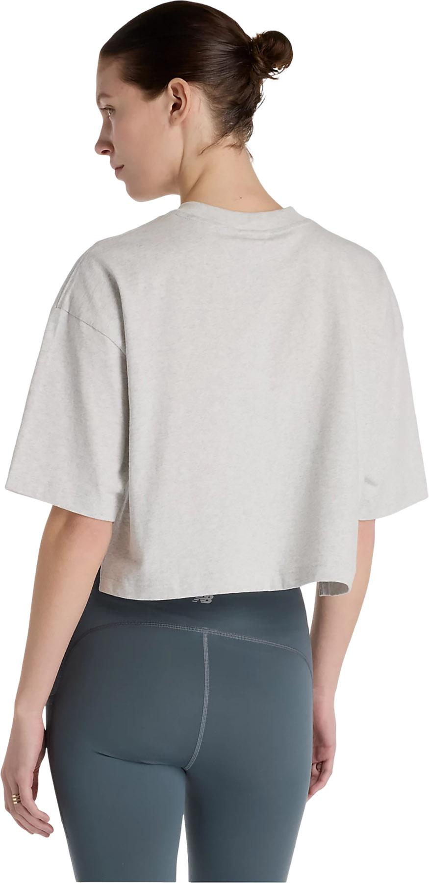 Product gallery image number 2 for product Athletics Premium Chest Logo Cropped T-Shirt - Women's