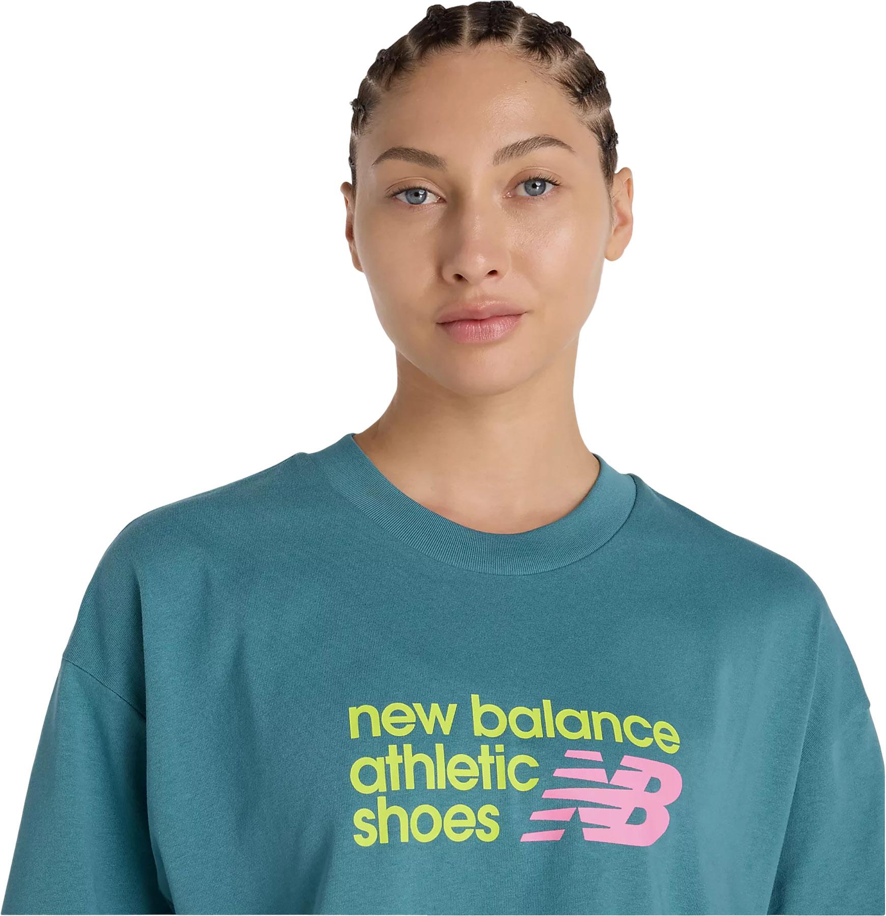 Numéro de l'image de la galerie de produits 3 pour le produit T-shirt écourté avec logo sur la poitrine Athletics Premium - Femme