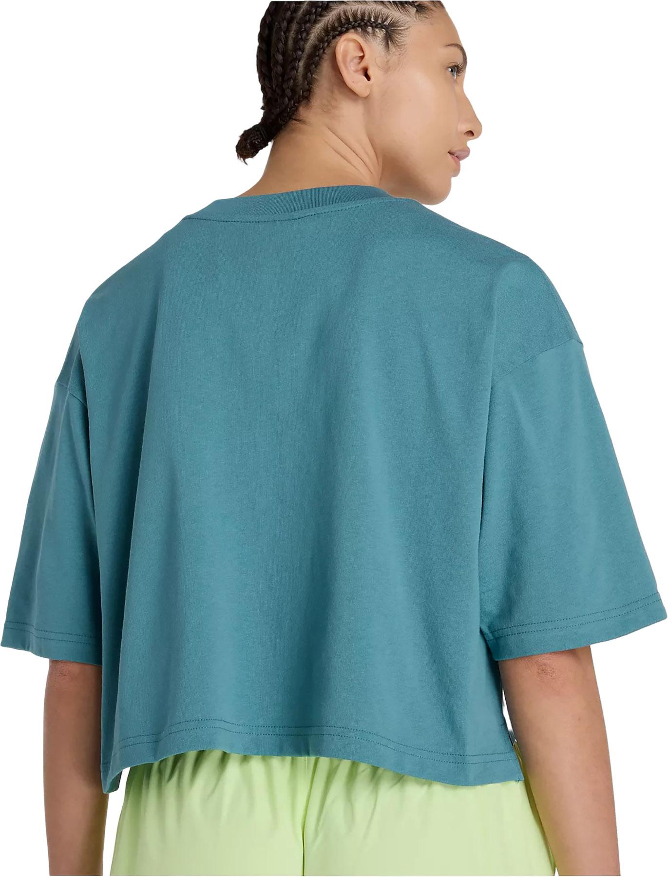 Numéro de l'image de la galerie de produits 7 pour le produit T-shirt écourté avec logo sur la poitrine Athletics Premium - Femme