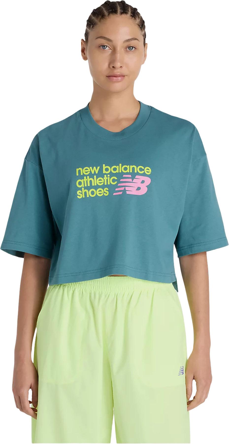 Product image for Athletics Premium Chest Logo Cropped T-Shirt - Women's