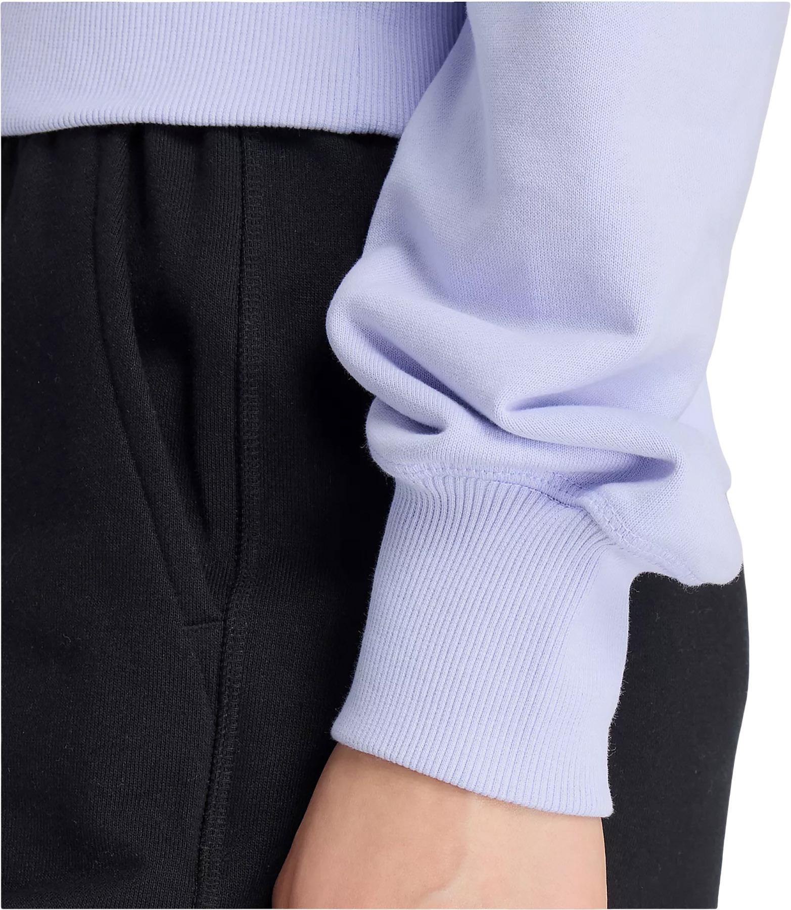 Numéro de l'image de la galerie de produits 8 pour le produit Chandail en molleton écourté à col rond à coupe décontractée Athletics Premium Logo - Femme