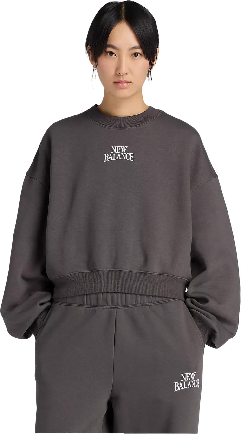 Product image for Chandail en molleton à col rond Trackside - Femme
