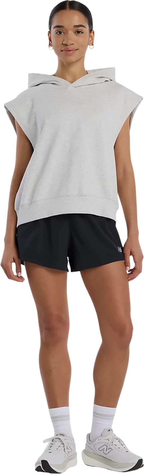 Product gallery image number 4 for product Embossed Sleeveless Hoodie - Women's