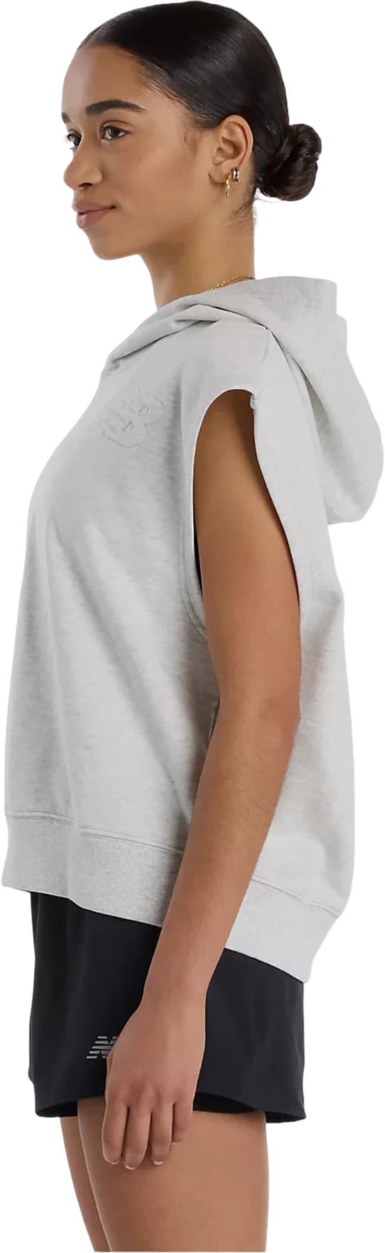 Product gallery image number 5 for product Embossed Sleeveless Hoodie - Women's