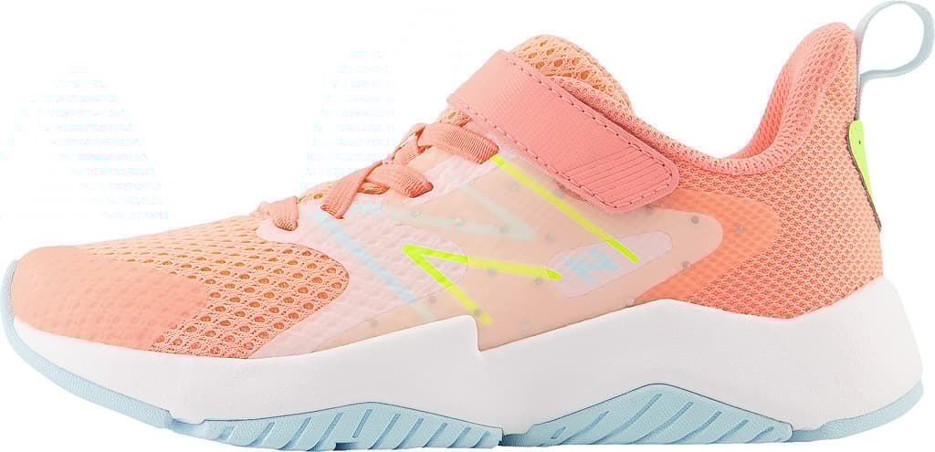 Numéro de l'image de la galerie de produits 2 pour le produit Chaussure Rave Run V2 à lacets élastiques avec sangle supérieure - Fille