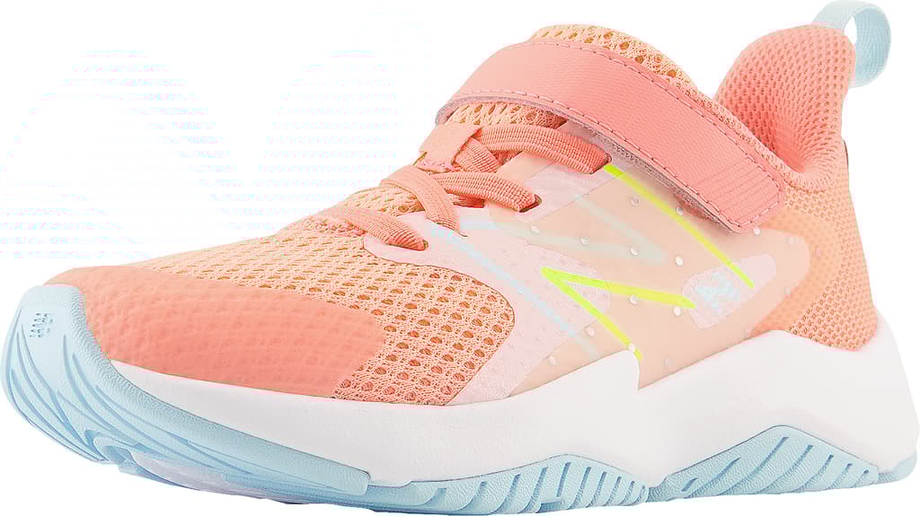 Numéro de l'image de la galerie de produits 6 pour le produit Chaussure Rave Run V2 à lacets élastiques avec sangle supérieure - Fille