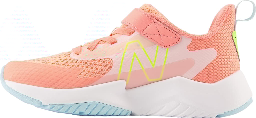 Numéro de l'image de la galerie de produits 7 pour le produit Chaussure Rave Run V2 à lacets élastiques avec sangle supérieure - Fille