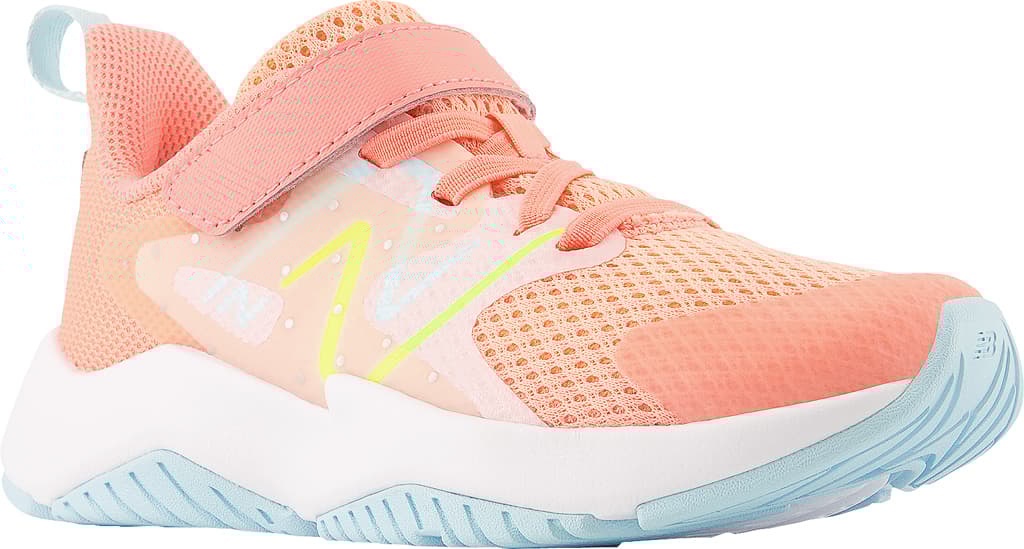 Numéro de l'image de la galerie de produits 4 pour le produit Chaussure Rave Run V2 à lacets élastiques avec sangle supérieure - Fille