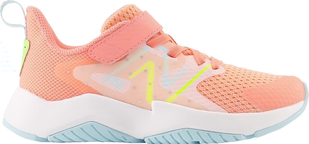 Numéro de l'image de la galerie de produits 1 pour le produit Chaussure Rave Run V2 à lacets élastiques avec sangle supérieure - Fille
