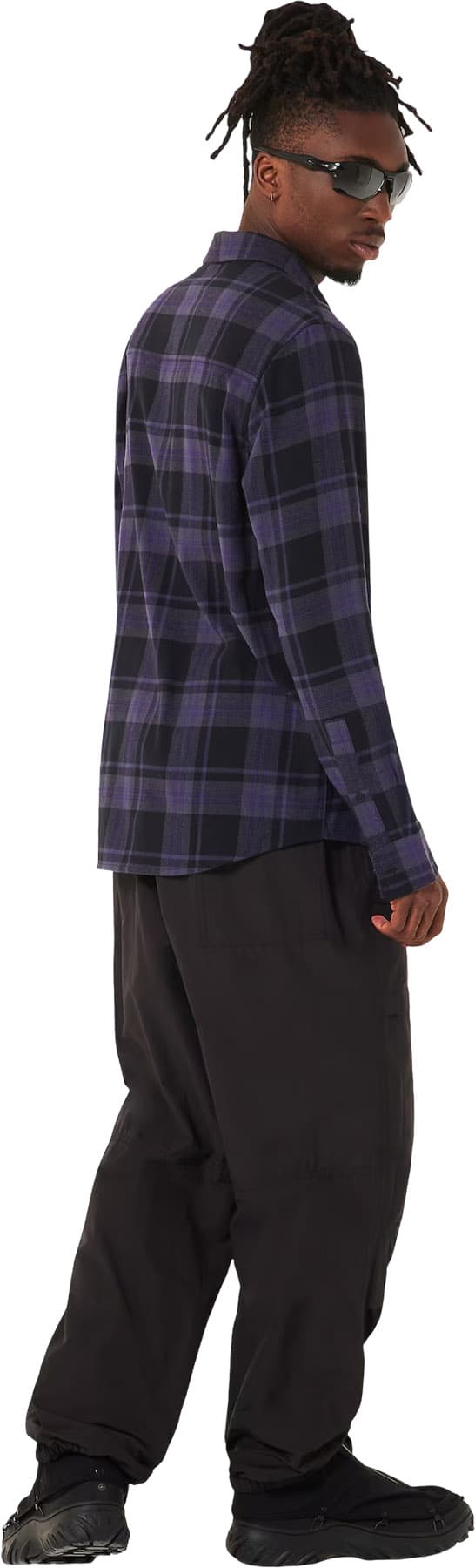 Numéro de l'image de la galerie de produits 6 pour le produit Chemise en flanelle à manches longues à carreaux Podium - Homme