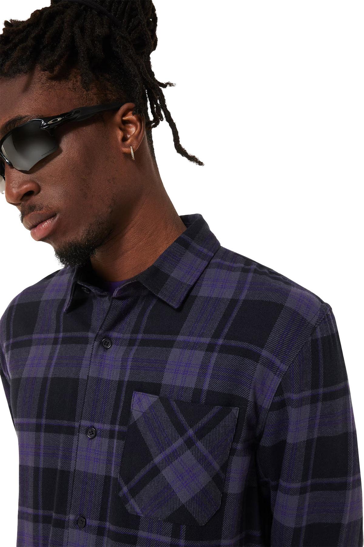 Numéro de l'image de la galerie de produits 2 pour le produit Chemise en flanelle à manches longues à carreaux Podium - Homme