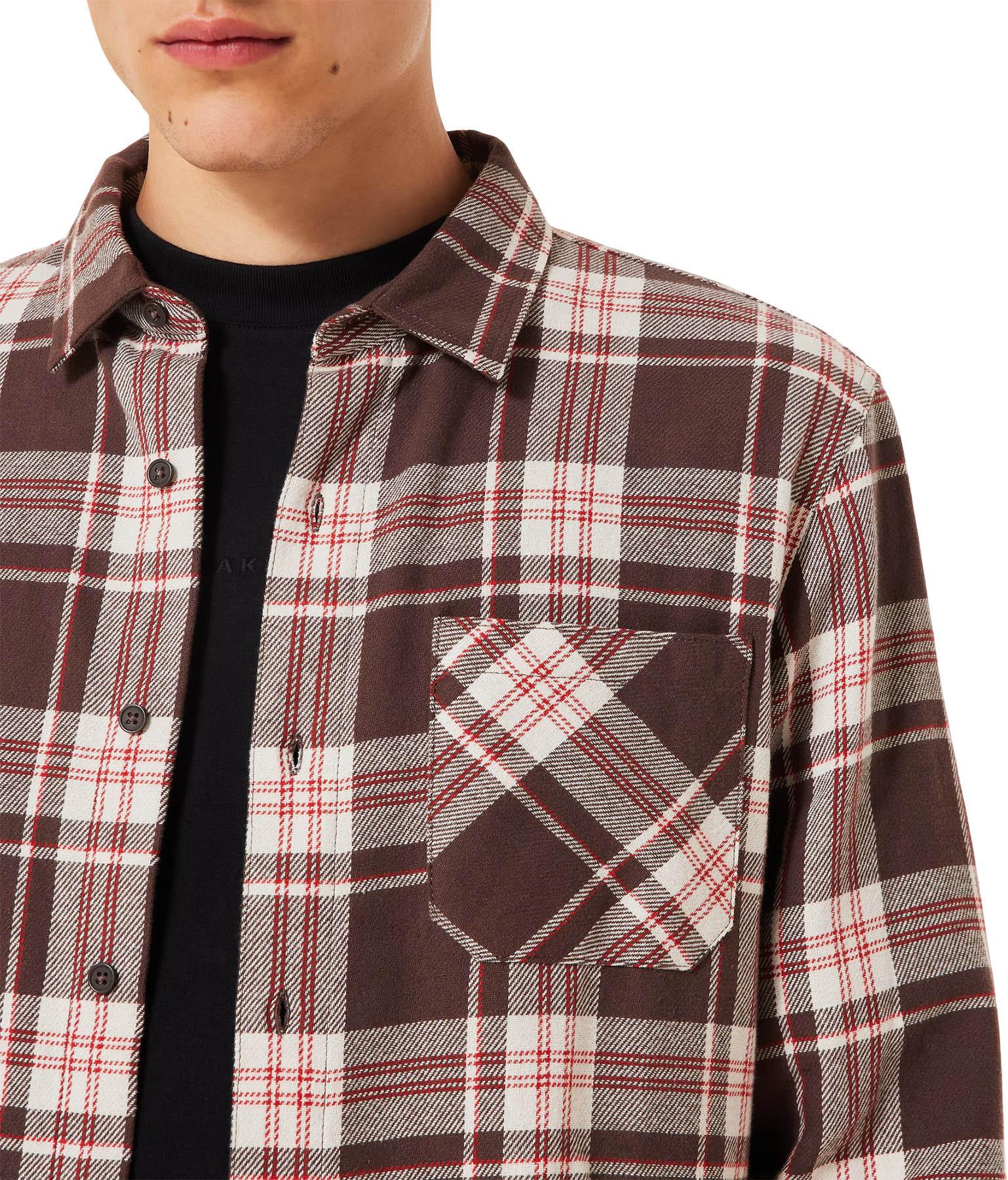 Numéro de l'image de la galerie de produits 3 pour le produit Chemise en flanelle à manches longues à carreaux Podium - Homme