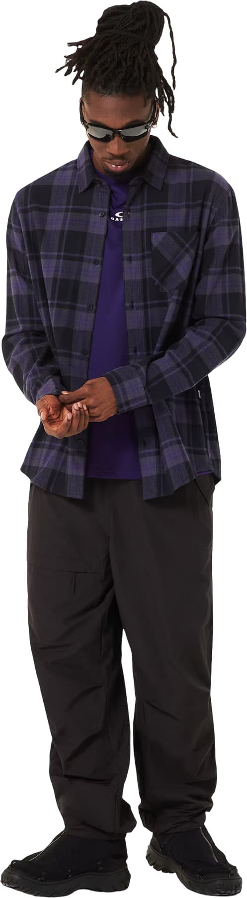 Numéro de l'image de la galerie de produits 3 pour le produit Chemise en flanelle à manches longues à carreaux Podium - Homme