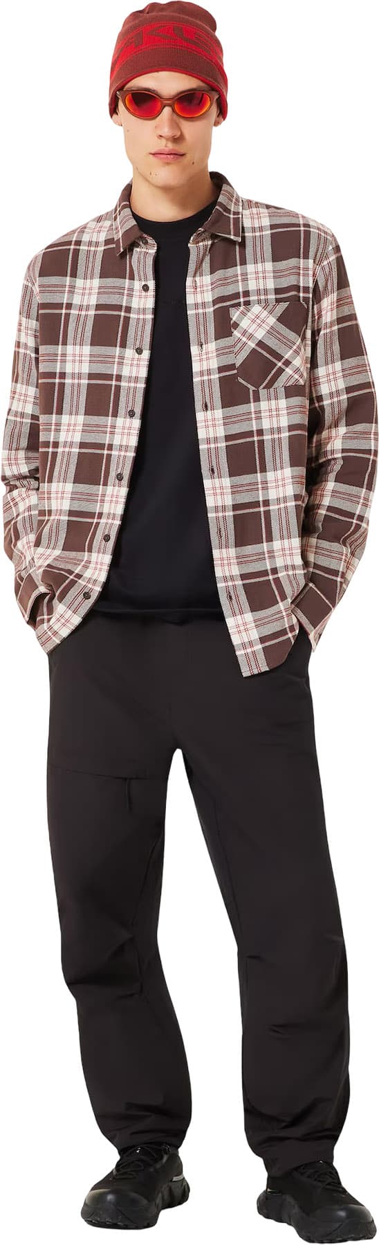 Numéro de l'image de la galerie de produits 5 pour le produit Chemise en flanelle à manches longues à carreaux Podium - Homme