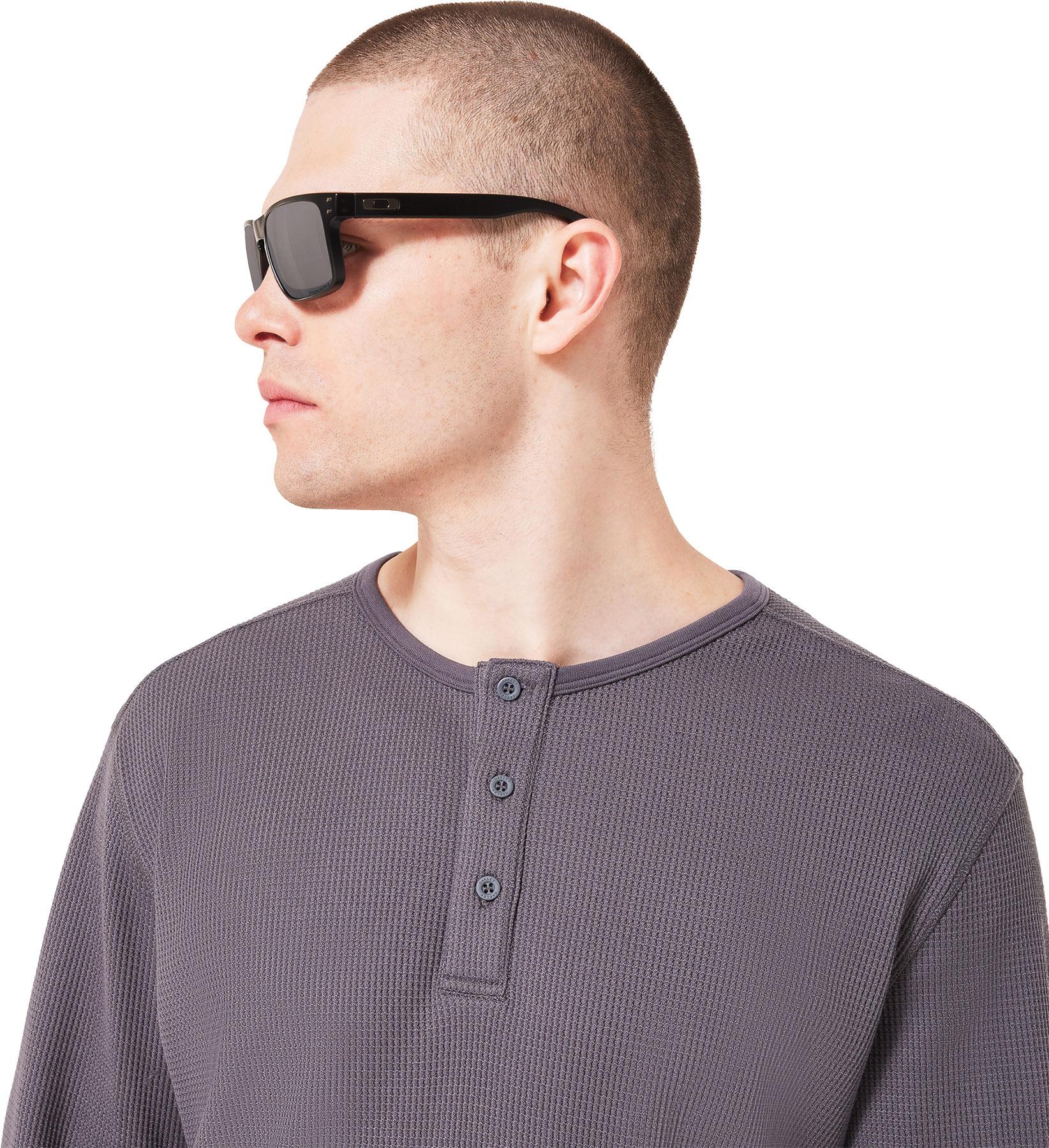 Product gallery image number 5 for product All Day Waffle Long Sleeve Henley T-shirt - Men's