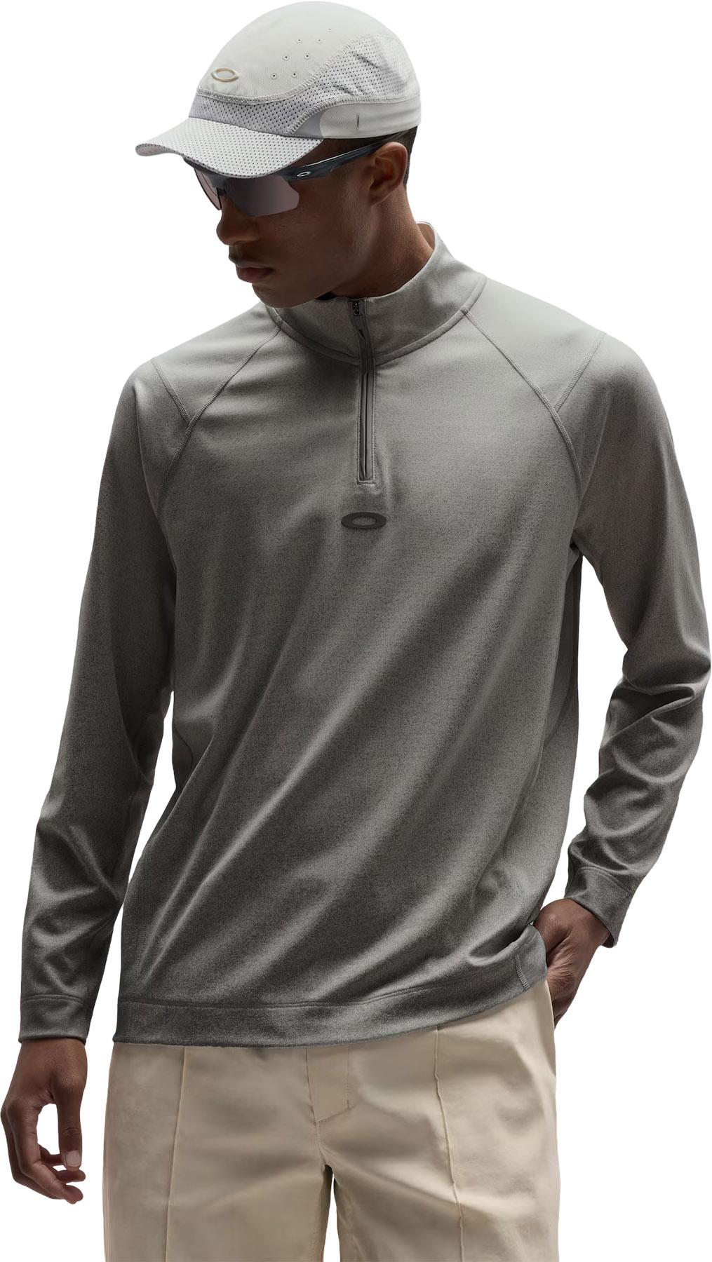 Product gallery image number 4 for product Chandail en molleton jacquard à glissière 1/4 C1 - Homme