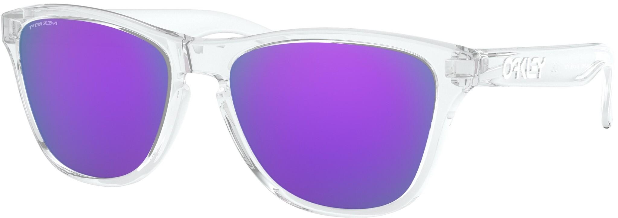 Product gallery image number 1 for product Frogskins XS Sunglasses - Polished Clear - Prizm Violet Iridium Lens - Youth