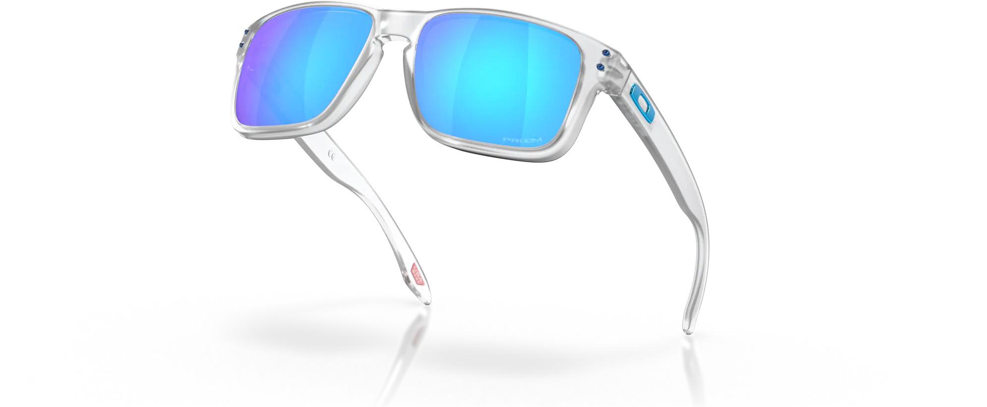 Product gallery image number 2 for product Holbrook XS Sunglasses - Matte Clear - Prizm Sapphire Lens - Kids