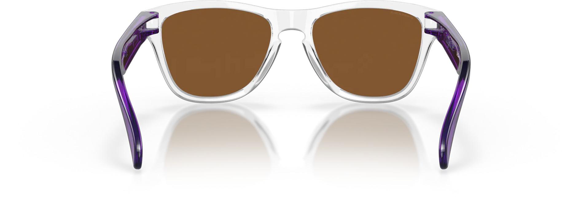 Product gallery image number 2 for product Frogskins XXS Sunglasses - Clear - Prizm Violet Iridium Lens - Youth