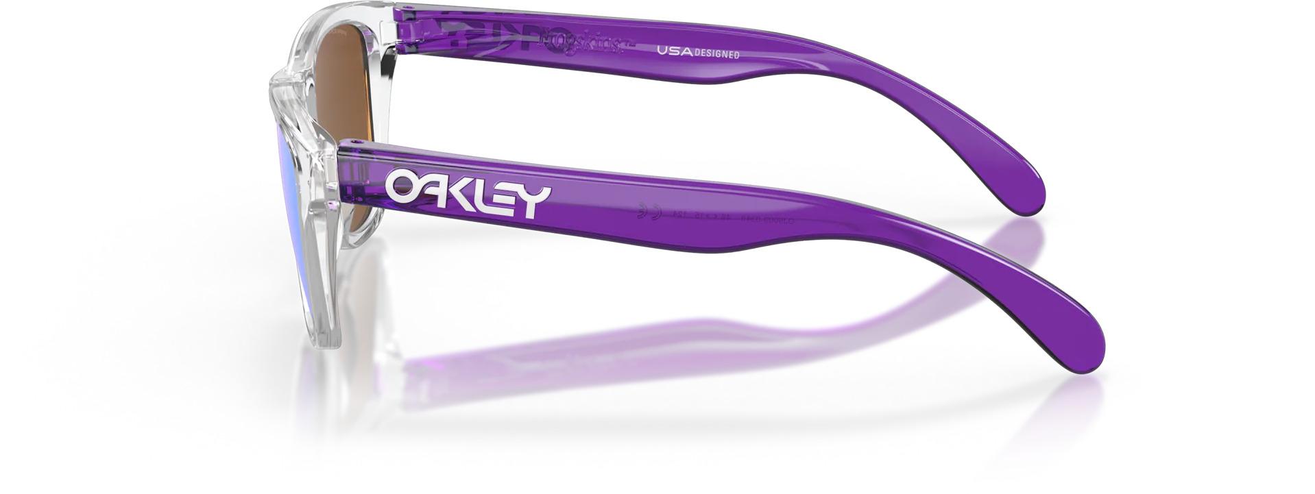 Product gallery image number 5 for product Frogskins XXS Sunglasses - Clear - Prizm Violet Iridium Lens - Youth