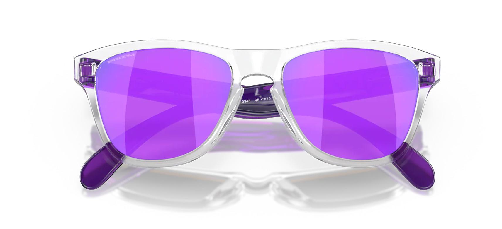 Product gallery image number 4 for product Frogskins XXS Sunglasses - Clear - Prizm Violet Iridium Lens - Youth