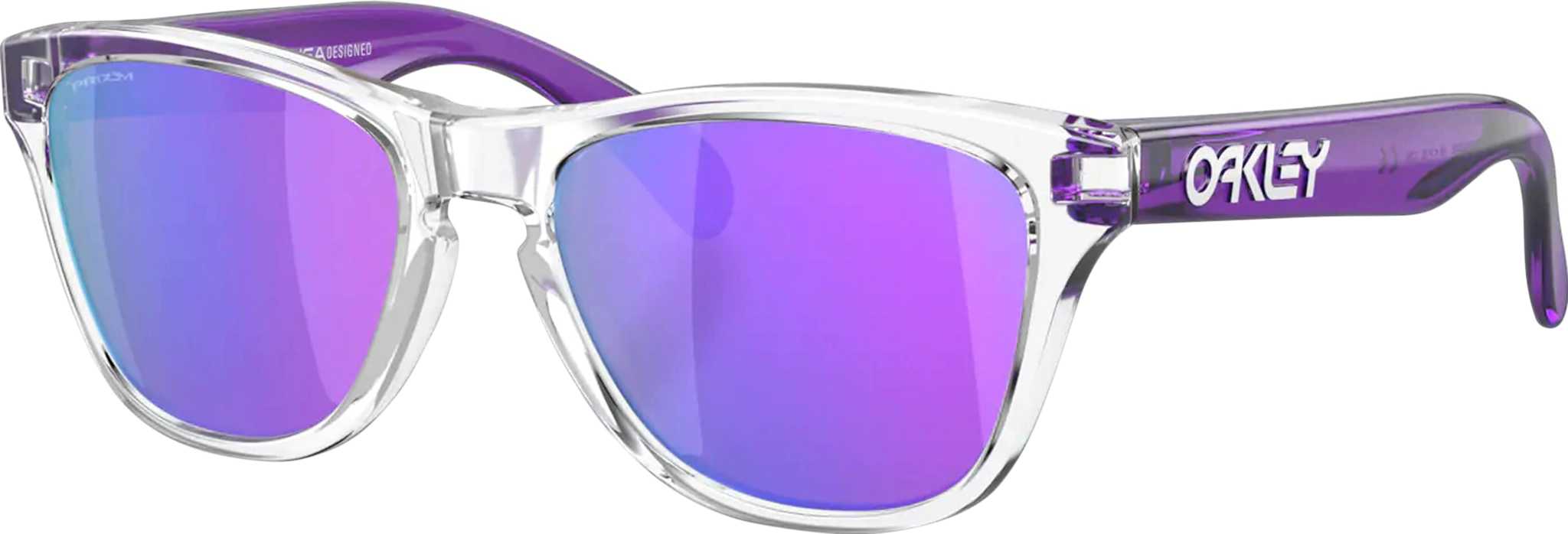 Product image for Frogskins XXS Sunglasses - Clear - Prizm Violet Iridium Lens - Youth