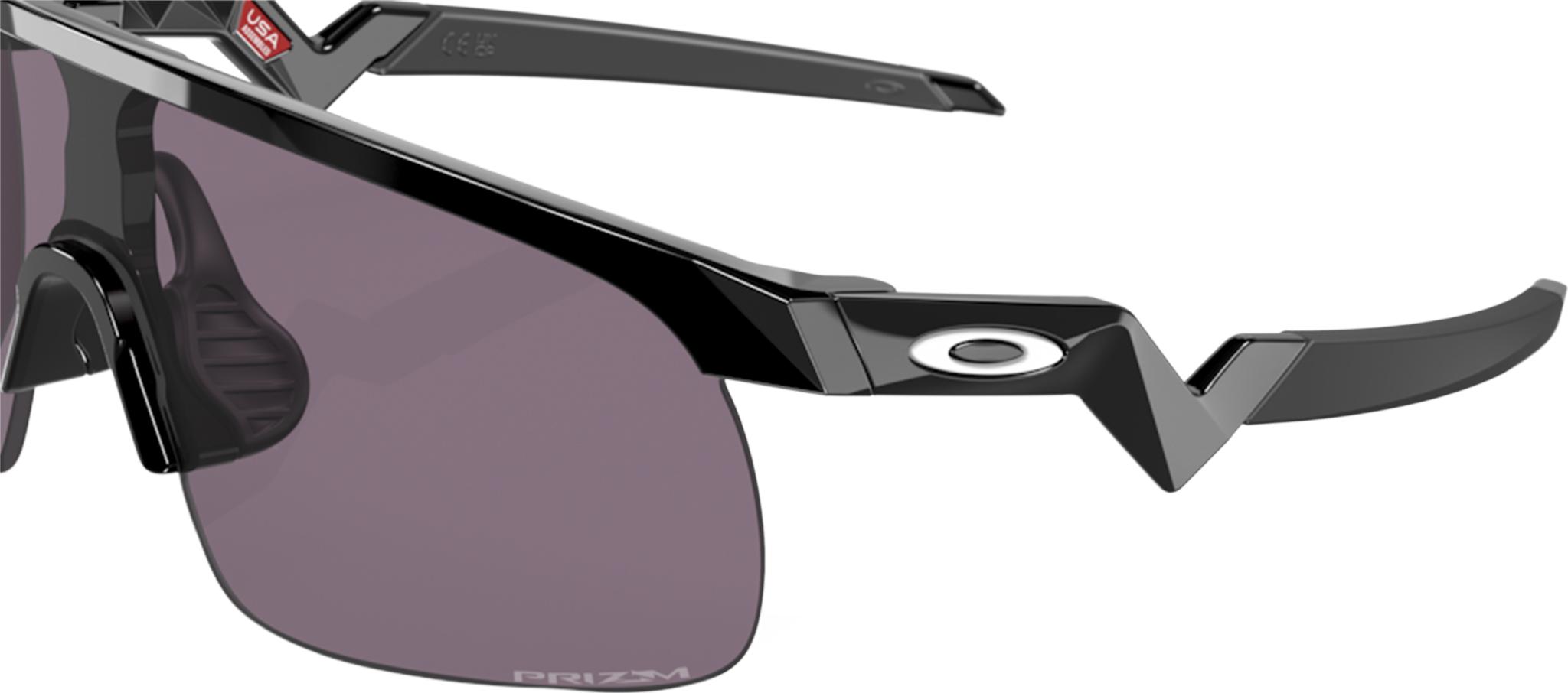 Product gallery image number 2 for product Resistor Sunglasses - Polished Black - Prizm Grey Lens - Youth