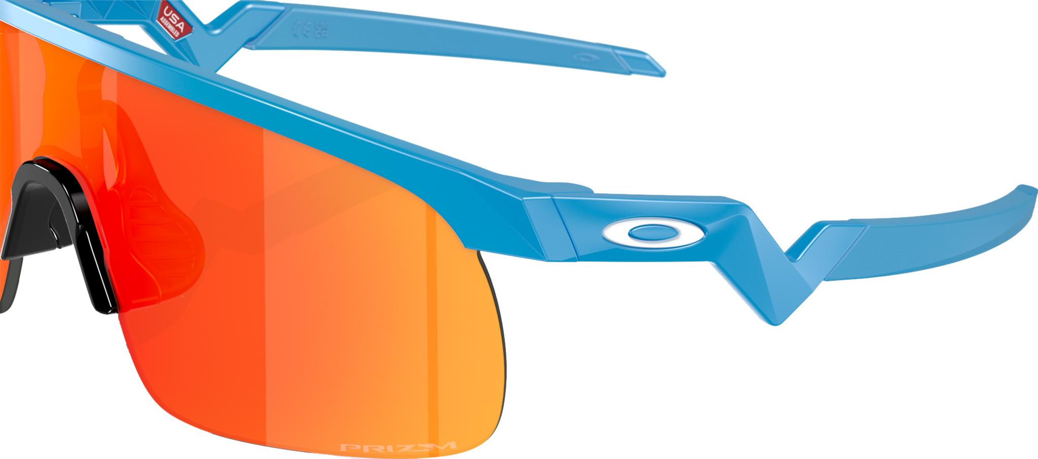 Product gallery image number 3 for product Resistor Sunglasses - Sky Blue - Prizm Ruby Iridium Lens - Youth