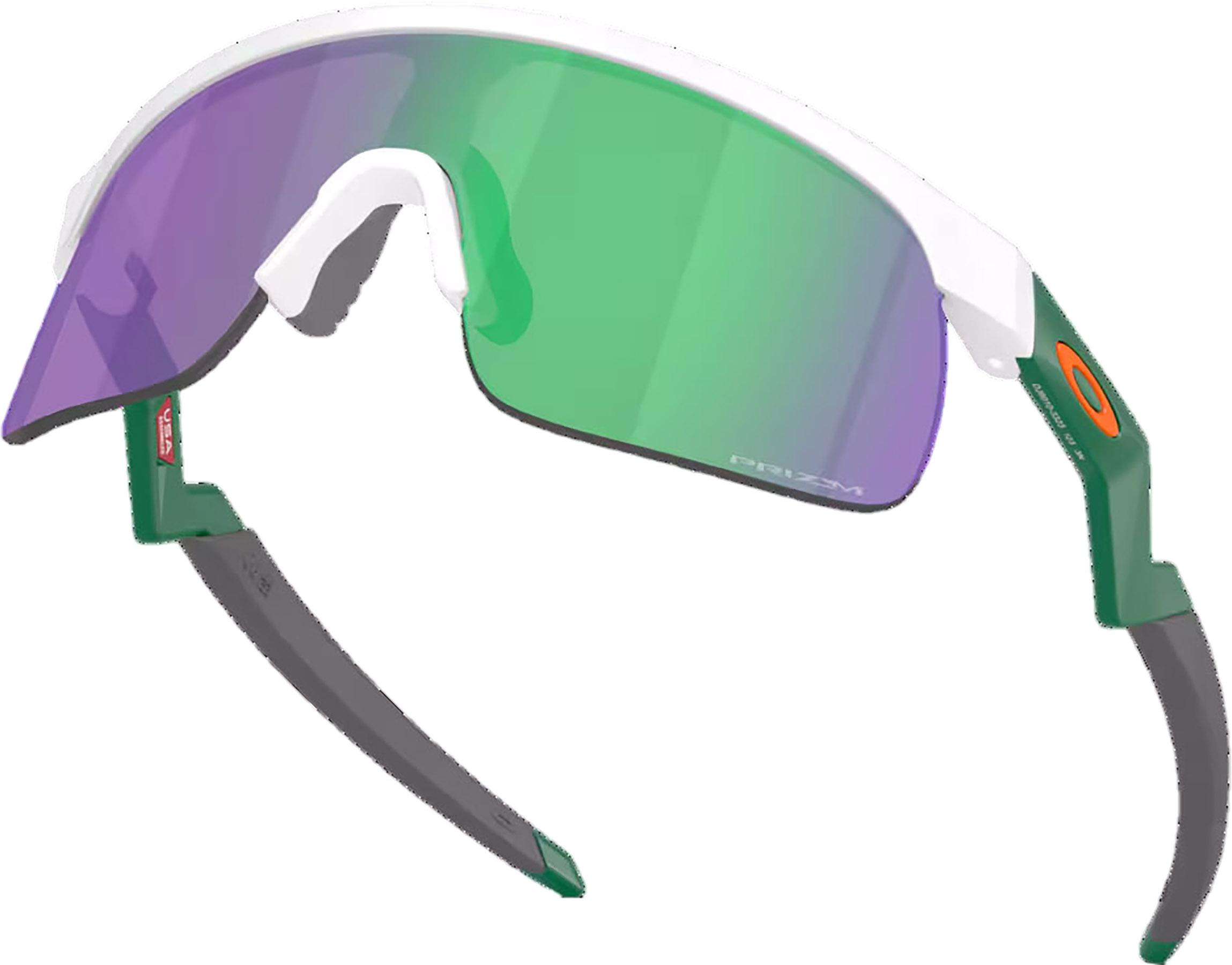 Product gallery image number 2 for product Resistor Sunglasses - Matte White - Prizm Jade Lens - Youth