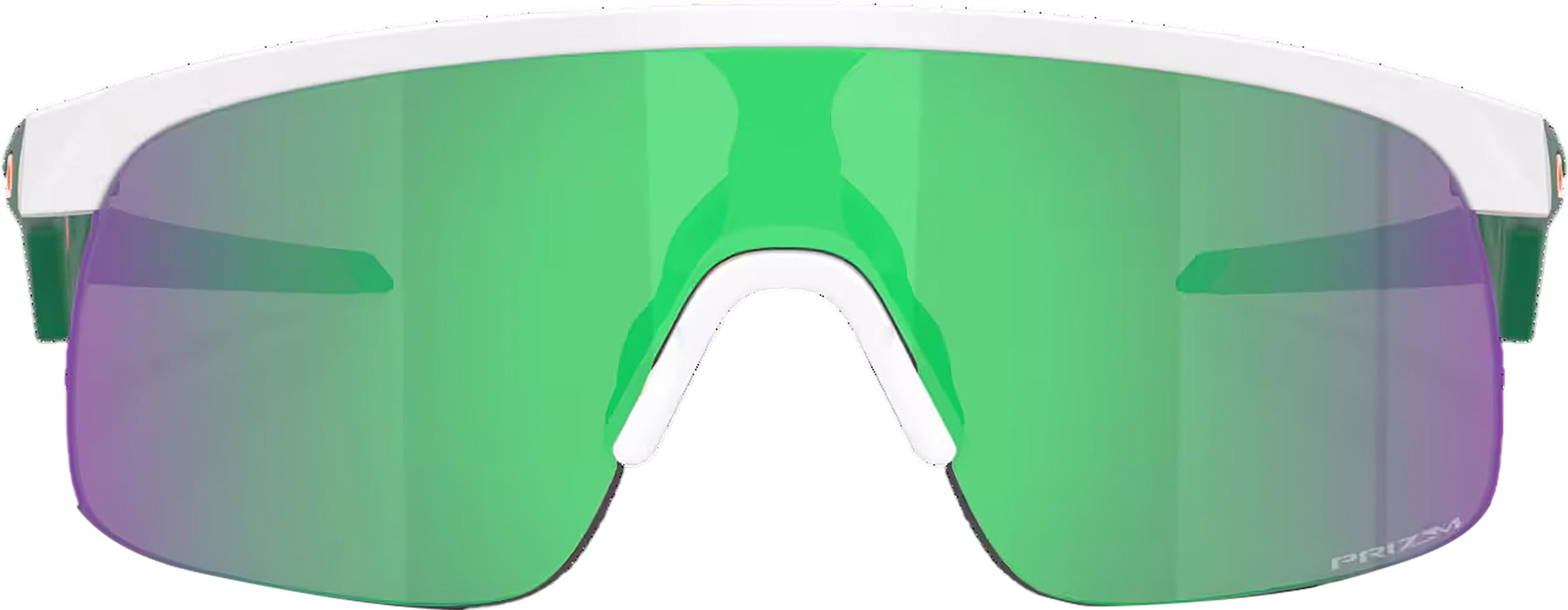 Product gallery image number 5 for product Resistor Sunglasses - Matte White - Prizm Jade Lens - Youth