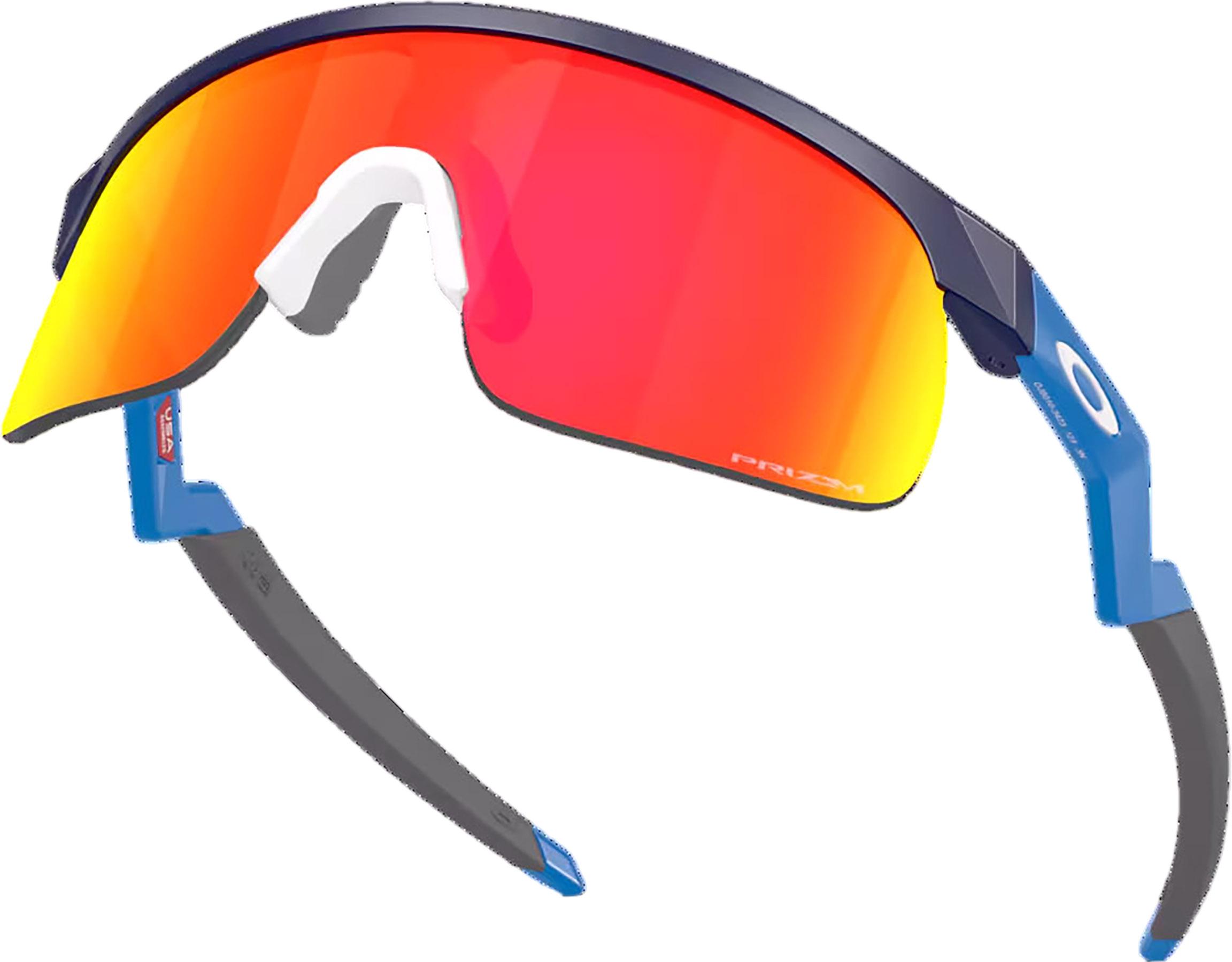 Product gallery image number 4 for product Resistor Sunglasses - Matte Navy - Prizm Ruby Lens - Youth
