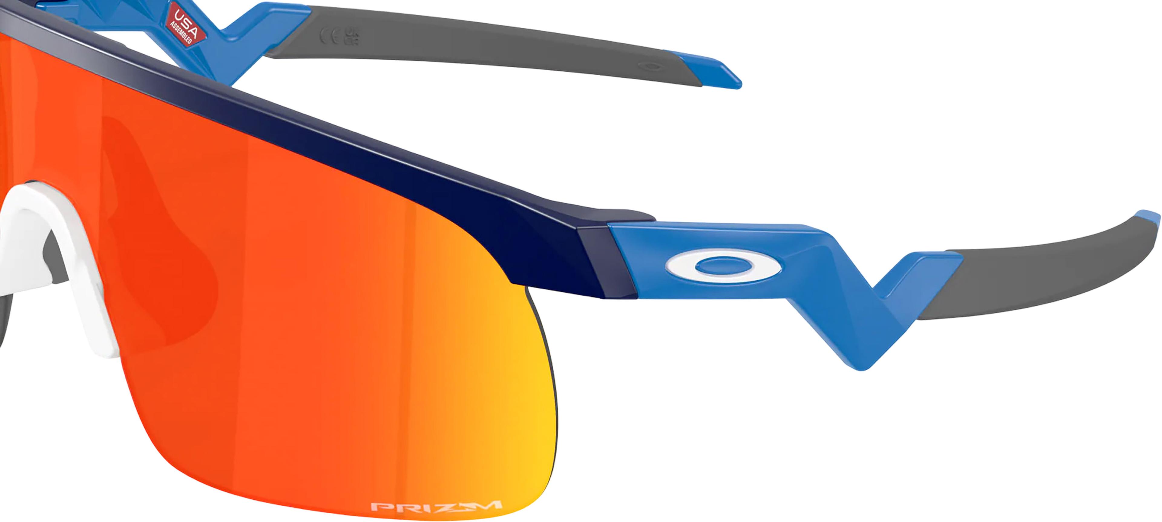 Product gallery image number 3 for product Resistor Sunglasses - Matte Navy - Prizm Ruby Lens - Youth