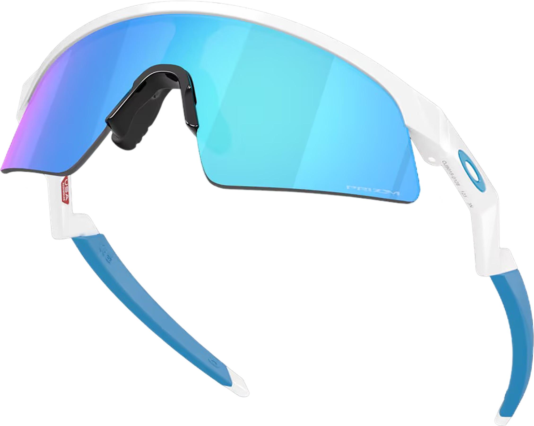 Product gallery image number 3 for product Resistor Sweep Sunglasses - Polished White - Prizm Sapphire Lens - Youth