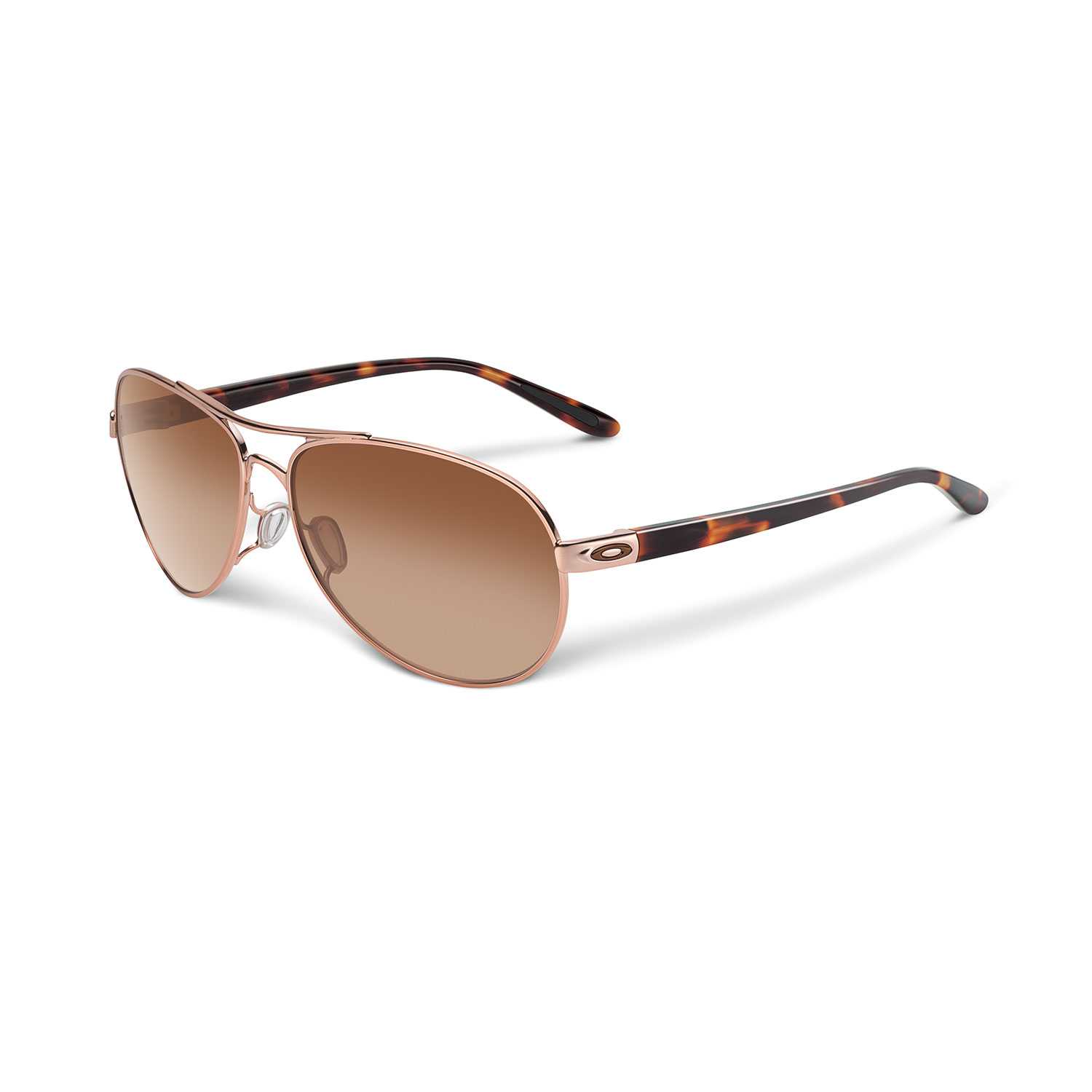 Product image for Feedback Sunglasses - Rose Gold - VR50 Brown Gradient Lens - Women's