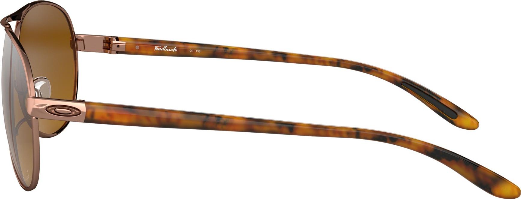 Product gallery image number 2 for product Feedback Sunglasses - Rose Gold - Brown Gradient Polarized Lens