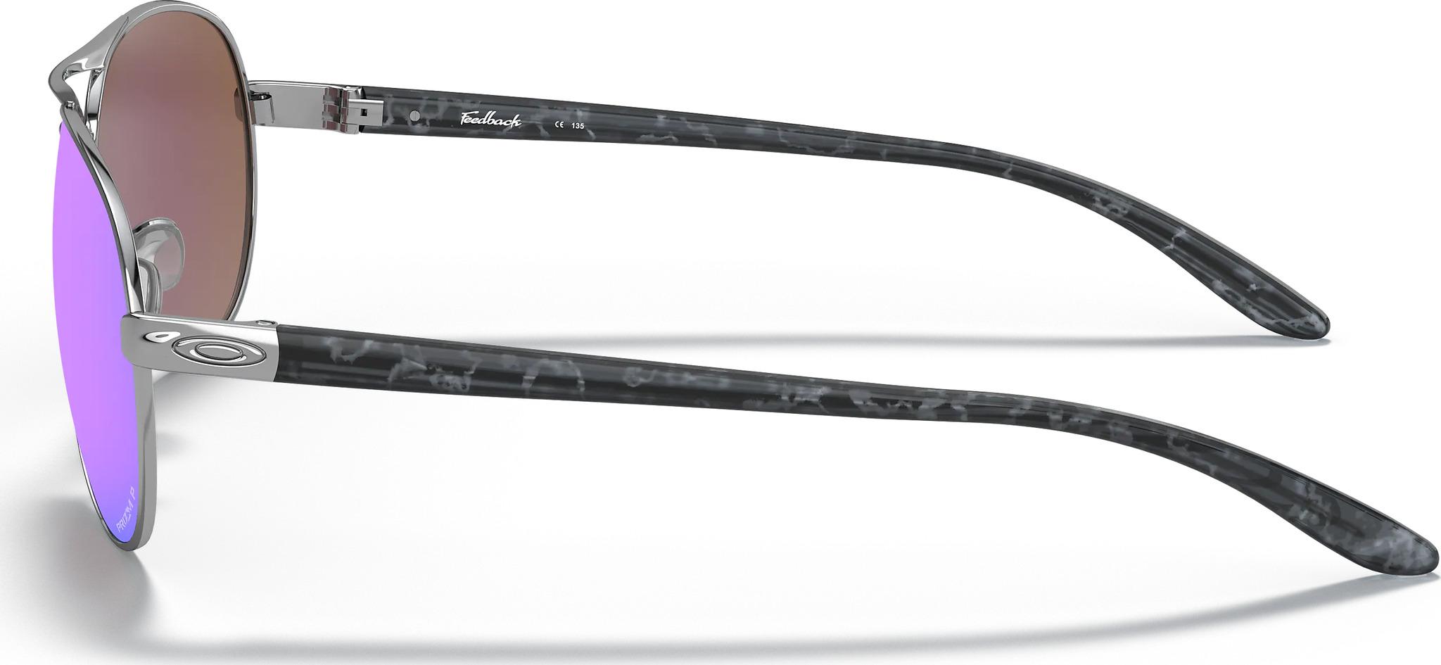 Product gallery image number 3 for product Feedback Sunglasses - Polished Chrome - Prizm Sapphire Iridium Polarized Lens