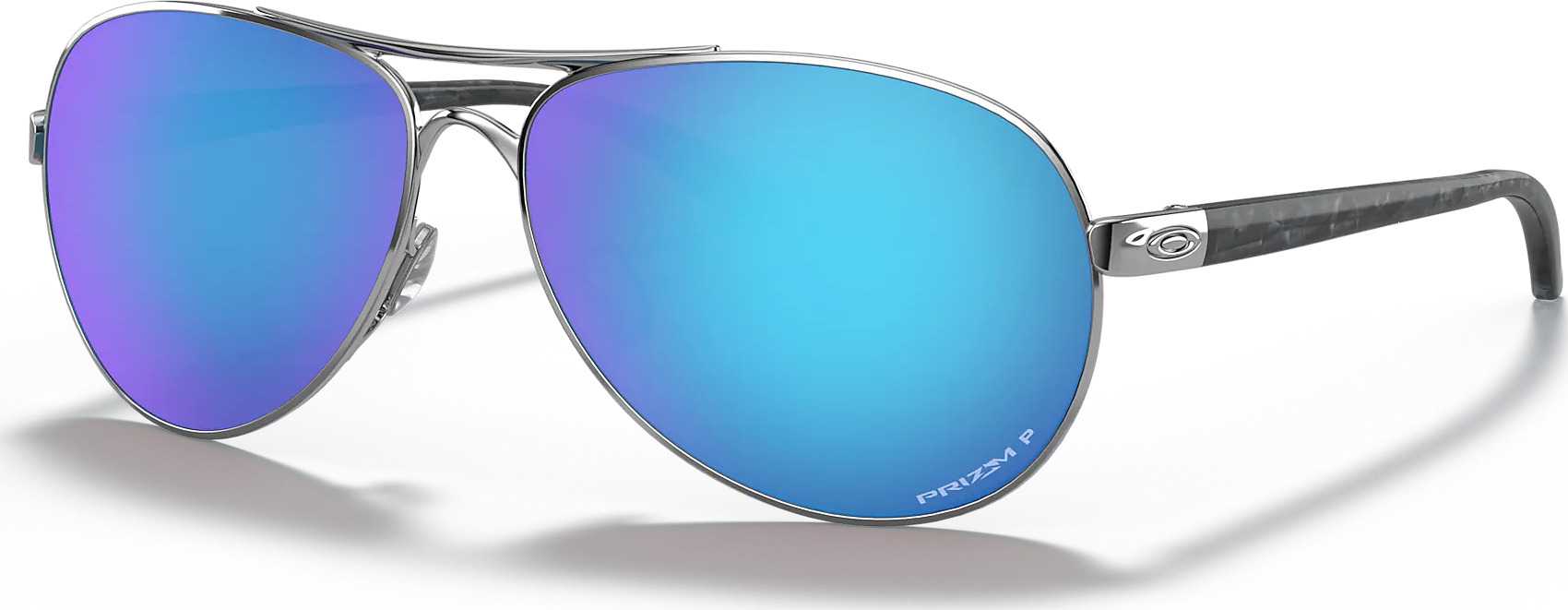 Product image for Feedback Sunglasses - Polished Chrome - Prizm Sapphire Iridium Polarized Lens