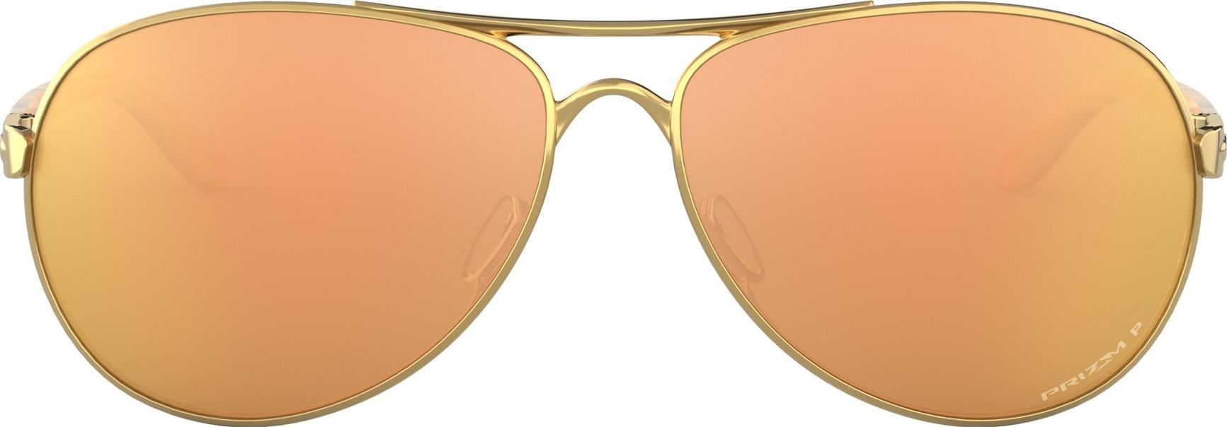 Product gallery image number 5 for product Feedback Sunglasses - Polished Gold - Brown Gradient Polarized Lens - Women's
