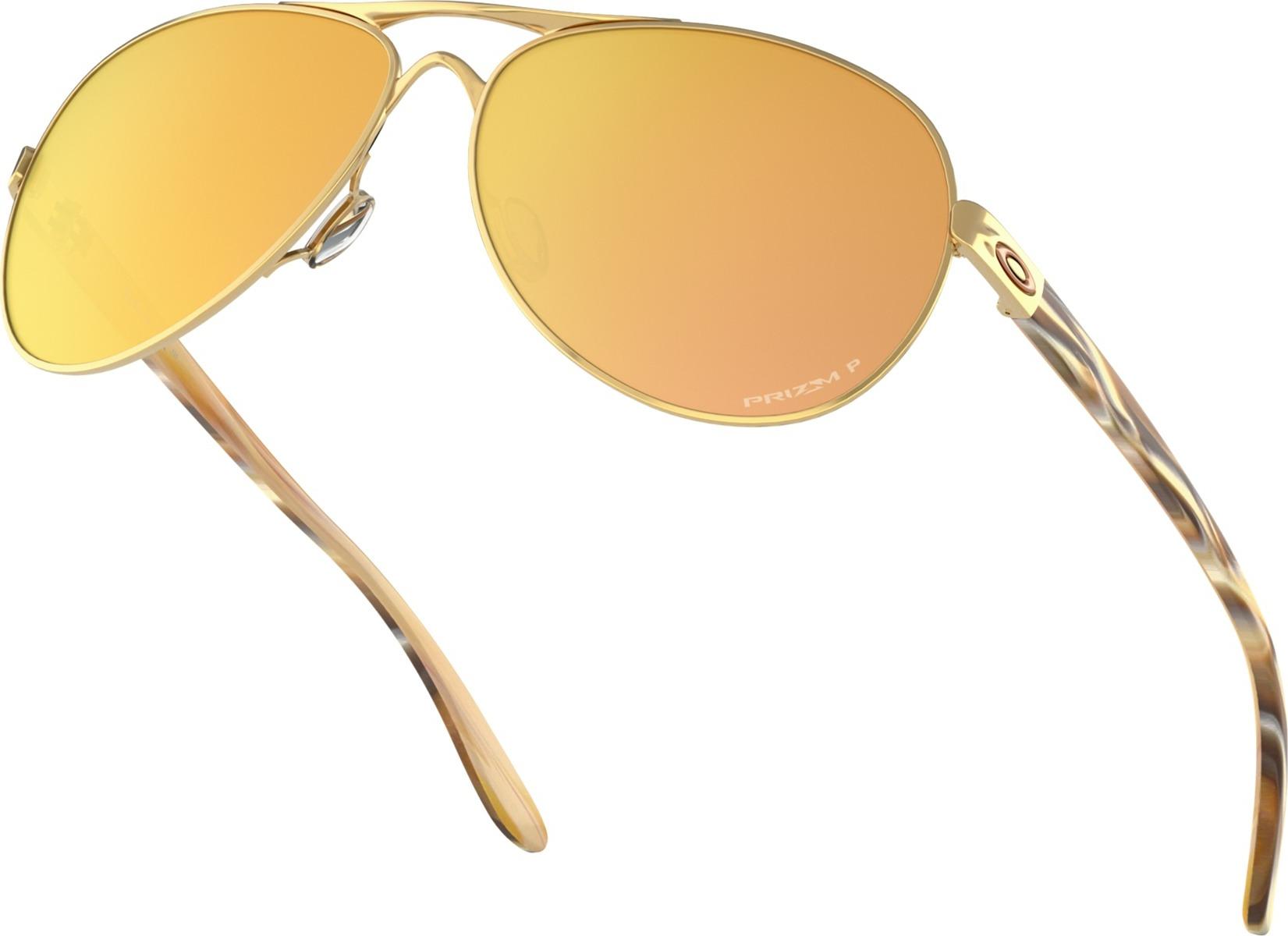 Product gallery image number 3 for product Feedback Sunglasses - Polished Gold - Brown Gradient Polarized Lens - Women's