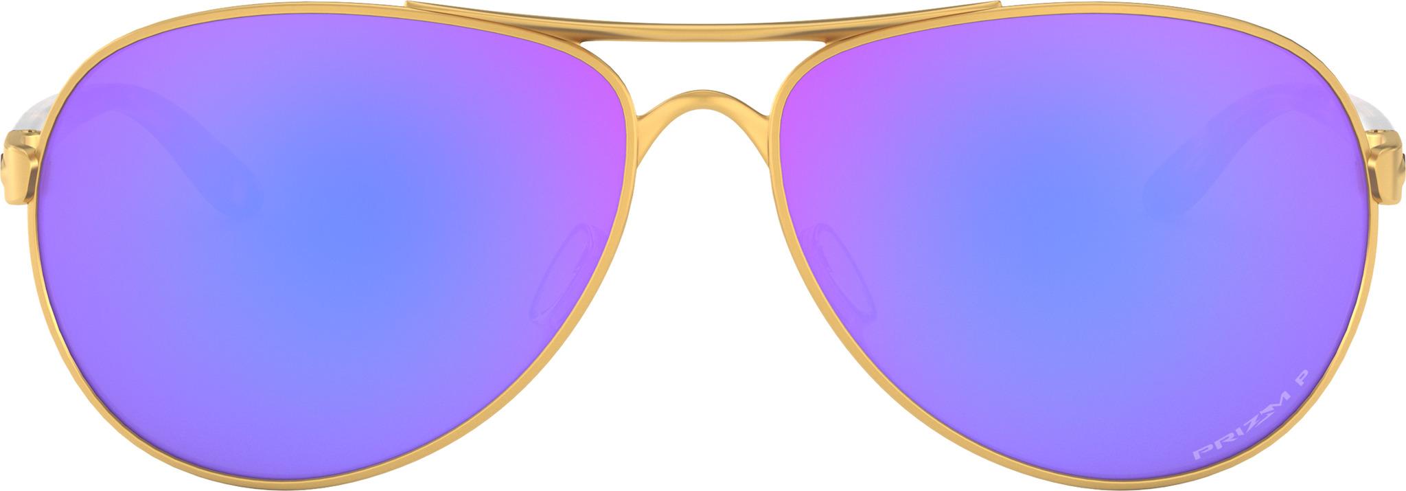 Product gallery image number 3 for product Feedback Sunglasses - Satin Gold - Prizm Violet Iridium Polarized Lens