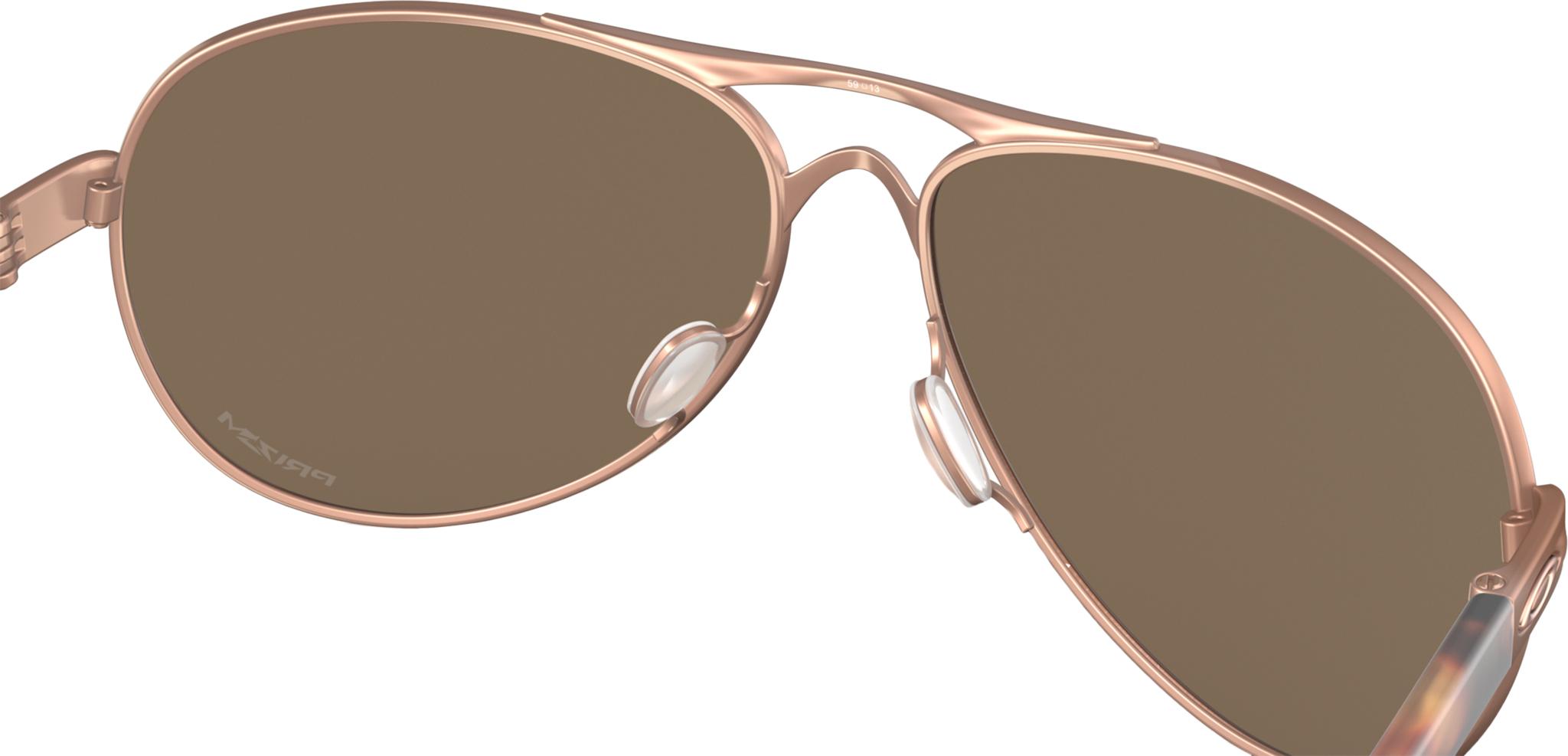 Product gallery image number 2 for product Feedback Sunglasses - Satin Gold - Prizm Rose Gold Iridium Lens - Women's