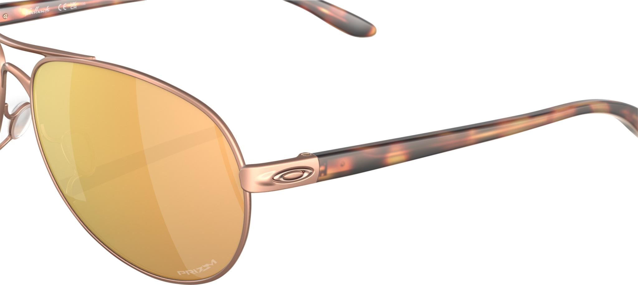 Product gallery image number 3 for product Feedback Sunglasses - Satin Gold - Prizm Rose Gold Iridium Lens - Women's