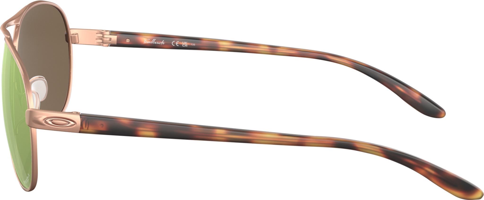 Product gallery image number 5 for product Feedback Sunglasses - Satin Gold - Prizm Rose Gold Iridium Lens - Women's