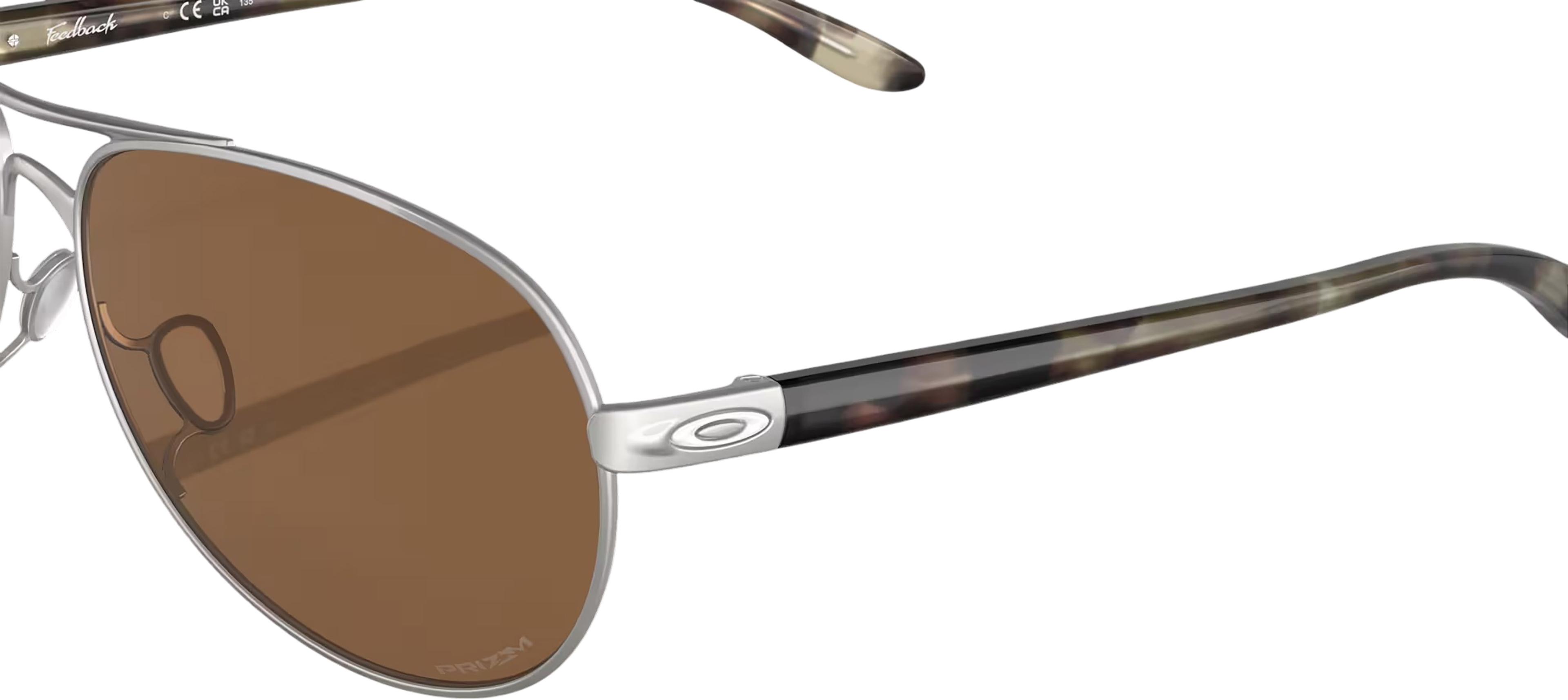 Numéro de l'image de la galerie de produits 3 pour le produit Lunettes de soleil Feedback - Satin Chrome - Verres Prizm Bronze - Femme