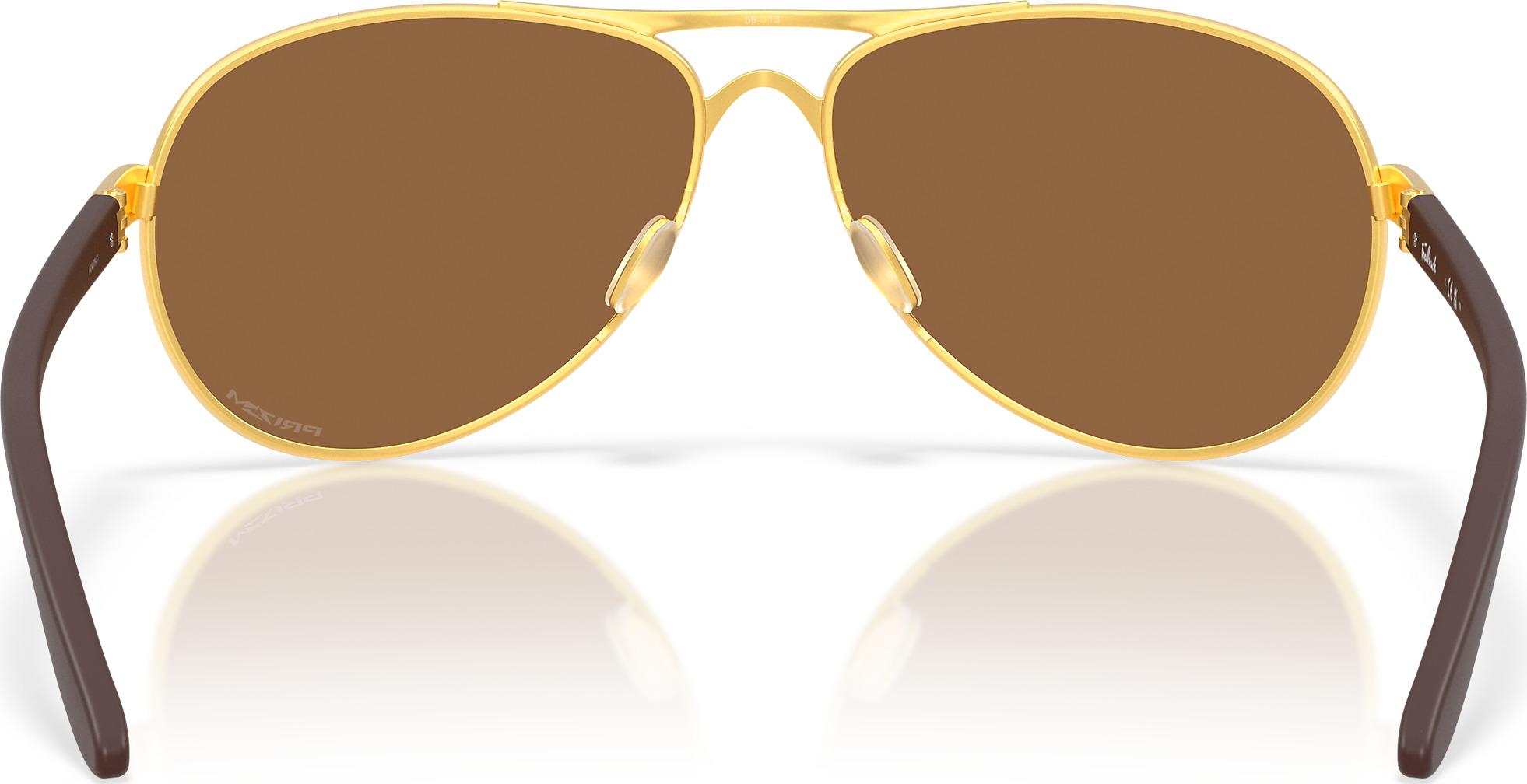 Product gallery image number 5 for product Feedback Sunglasses - Satin Gold - Prizm Bronze Lens - Women's