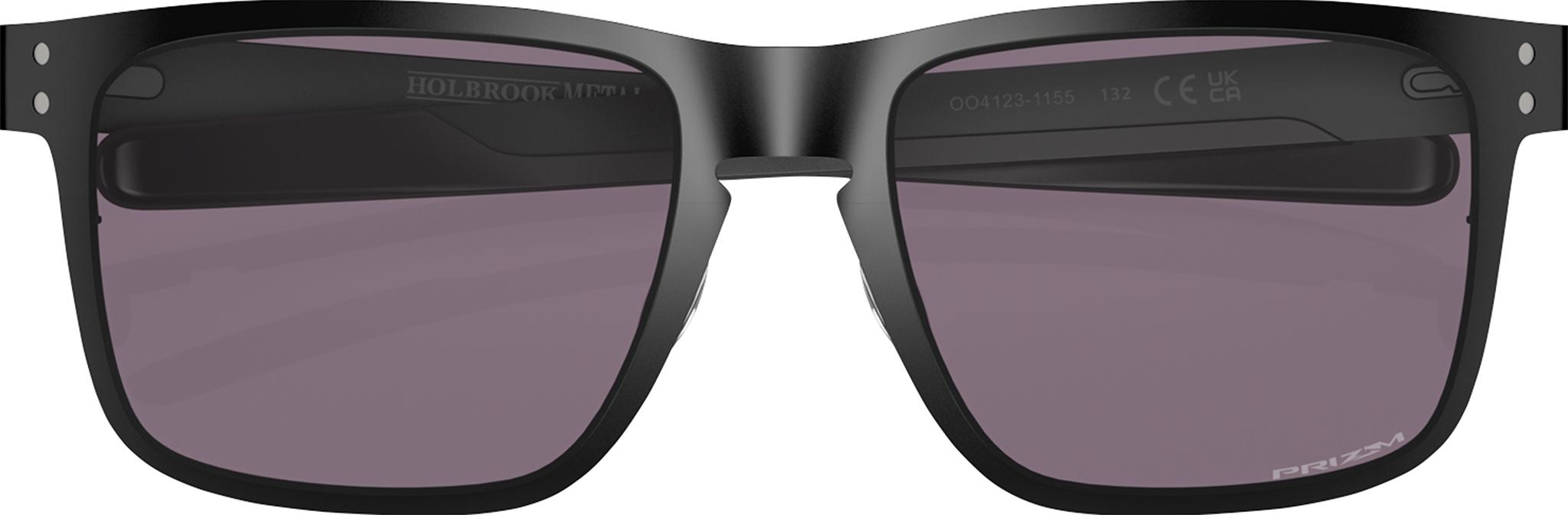 Product gallery image number 5 for product Holbrook Metal Sunglasses - Matte Black - Prizm Grey Lens